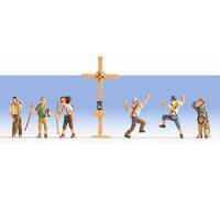Noch 15874 - Randonneurs avec croix - HO (1:87)