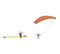Noch Figurines H0 15886 Parapentistes - peintes, debout - 1 set