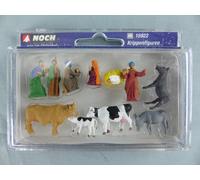 NOCH 15922 Ho 1/87 lot figurines crèche Noël Rois Mages Jésus Marie NEUF