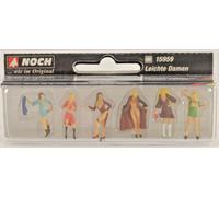 Noch 15959 Set 6 Figurine Filles De Route Caractères Diorama Rail H0 1:87