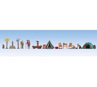 Noch 16201 - Figurines thématiques « Le camping » - HO (1:87)
