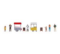 Noch 16229 Figurines World Ice et Hot Dog Wagon Multicolore