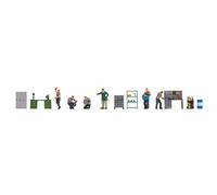 NOCH 16250 12-Pièces Set Équipement D'Atelier + Figurines NEU OVP 1:87