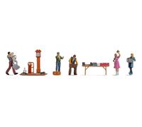 NOCH 16280 Échelle Ho Set Figurine Ed Accessoires à Thème : Marché De Puces (Set