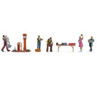 Noch 16280 - Figurines thématiques « Marché aux puces » - HO (1:87)