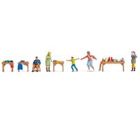 Noch 16281 - Figurines thématiques « Marché aux puces » - HO (1:87)