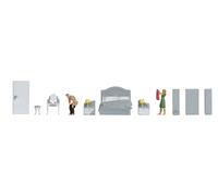 NOCH 16287 Échelle Ho Set Figurine Ed Accessoires à Thème : Chambre De