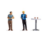 NOCH Tiny-Scenes Ensemble de Figurines de Pause-café H0 colorées à la Main pour Les Amoureux des détails