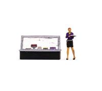 NOCH 16510 Échelle HO Petite Scène: Femme Qui Vends Des Gâteaux Avec Présentoir