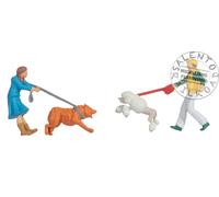 Noch 16602 - Funny-Scenes, Rencontre de chiens - HO (1:87)