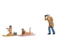 NOCH 16607 Échelle HO Scènes Drôles: Deux Dames En Détente Et Un Observateur