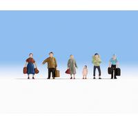 NOCH 18115 Échelle Ho Série Hobby - Personnes à La Station Avec Bagages