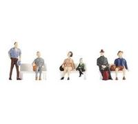 Noch Figurines 18116 échelle H0 Voyageurs peintes assises sans bancs multicolore