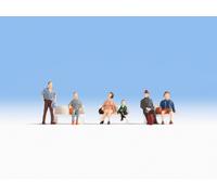 NOCH 18116 Échelle HO Hobby - Série Economy - Personnages Assis (Sans Bancs)