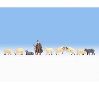 18210 Noch HO Paquet De Moutons Et Berger Comme Sur La Photo Échelle 1:87