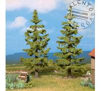 NOCH 21831 H0 1:87 Set De 2 Sapins 13 Cm Et 14,5 Cm