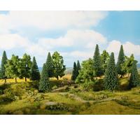 NOCH 24623 Arbres Assortis Pour Forêt Mixte Pz. 16 - Hauteur Moyenne Cm. 4-10