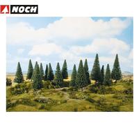 NOCH 24640 sapins, 10 - 14 cm de haut (8 pièces) - NEUF + emballage d'origine
