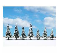 Noch Sapins enneigés, 7 pièces de Haut