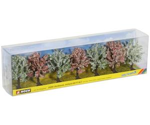 Noch - 25092 - Modélisme Ferroviaire - Arbres Fruitiers en Fleurs - 7 Pièces