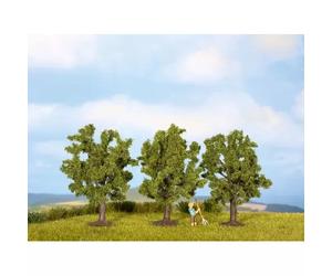NOCH 25110 Fruit Trees, green, 3 pieces, 8 cm high