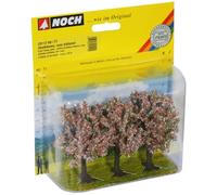 Noch Modélisme ferroviaire – Arbres fruitiers fleuris 25112 – Rose 8 cm – 3 pièces