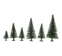 Noch 26820 - Lot de 25 sapins Miniatures, 5-14 cm de Haut, Dunkelgruen