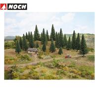 NOCH 26820 sapins modèles, 5 - 14 cm de haut (25 pièces) - NEUF + emballage d...