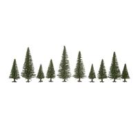 Noch – Sapins à piquer 26830-25 – 25 pièces, 50–140 mm, vert foncé