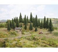 NOCH 26830 Assortiment darbres sapin 50 à 140 mm vert foncé 25 pc(s)