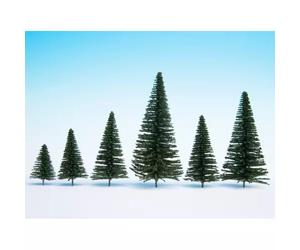 NOCH 26831 Fir Trees with Planting Pin, 50 pieces, 5 - 14 cm high