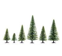 Noch – Sapins modèles 26925-10 rouges H0/TT – Neuf (OVP)