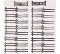 Noch - 33010 - Modélisme Ferroviaire - Clôture en Rondins - 58 Cm Longue, Divers