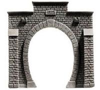 Noch - Entrée de tunnel 34851 PROFI plus - 1 voie - 7,9 x 7,6 cm - Gris/Marron