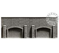 NOCH 34958 - Échelle N 1:160 - Mur de soutènement à arches 19,8 x 7,7 cm