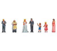NOCH 35440 Échelle N Mariés Avec Prêtre Et Témoins (Réalisés Avec Impression 3D)