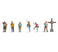 Noch Figurines imprimées en 3D Bergwander avec Croix Sommet – Modélisme ferroviaire échelle 1:160 (N)