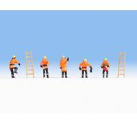 NOCH 36022 Échelle N Pompiers Du Feu (Avec Combinaisons de Protection Orange)