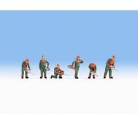 NOCH 36061 Échelle N Scie À Bois Au Travail (Pz. 6)