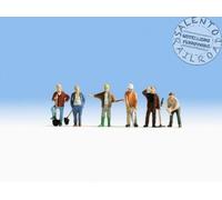 NOCH 36110 Caractères En Échelle 1:160 N - Travailleurs Lambris Travail à Outils