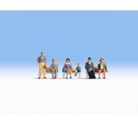 NOCH 36240 Échelle N Personnages Assis Pz. 6 (Sans Bancs)