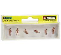 Noch Figurines pour modélisme ferroviaire 36843 – Nudistes, 6 pièces