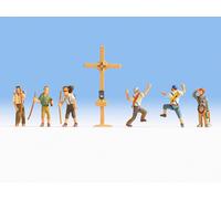 NOCH 36874 Échelle N Grimpeurs Et Alpinistes Avec Croix
