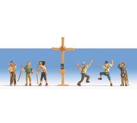 Noch 36874 - Randonneurs avec croix - N (1:160)