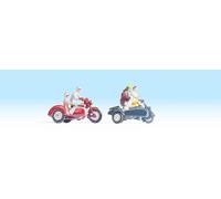 Noch 36905 - Motocyclistes 4 figurines + 2 motos - N (1:160)