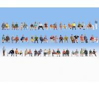 NOCH 38402 Échelle N Série Hobby : Set 60 Personnes Assises(Sans Bancs )