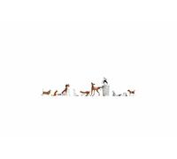 Figurines Noch Tt 45715 : Chiens et Chats, 10 Animaux