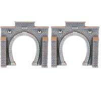 NOCH - 48051 - Modélisme Ferroviaire - Bâtiment - Entrée De Tunnel - 1 Voie (Lot de 2)