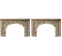NOCH - 58062 - Modélisme Ferroviaire - Bâtiment - Entrée De Tunnel - Double Voie (Lot de 2)
