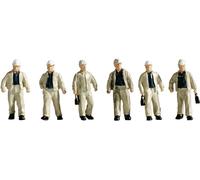 Noch Figurines 15042 – Mineurs pour modélisme ferroviaire – Lot de 6